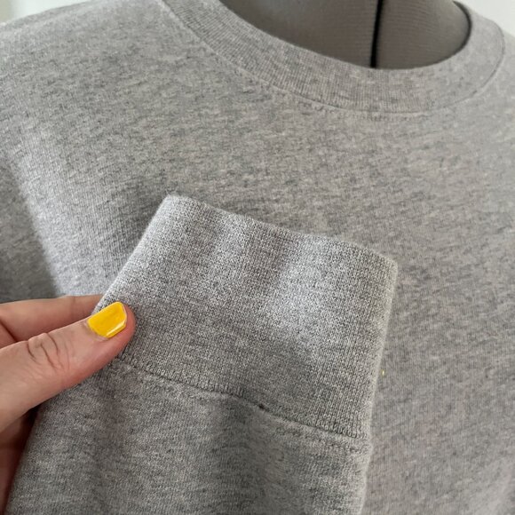 Sandro Paris Sz S Mens Have A Nice Day Patch Sweatshirt - Picture 6 of 7